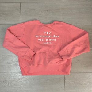 Orangetheory pink crewneck size M (fits small to medium)